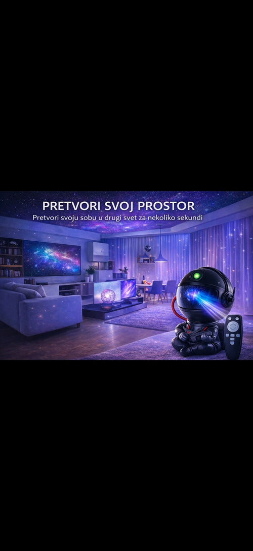 Astronaut projektor, karakteristike
